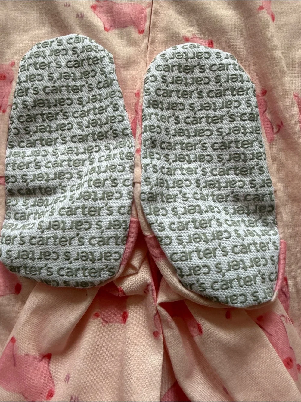 Carters 4T Pink Bear-Print Footed One-Piece Pajamas for Kids NWOT